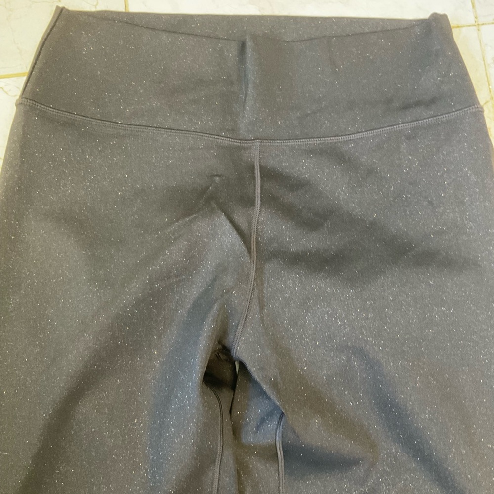 Wear it to Heart Leggings, NWOT, Black with Metallic Flecks, Women’s Sz XL - Picture 4 of 9